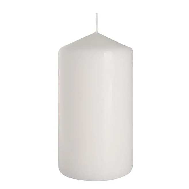 Свеча цилиндр Flora Bispol Белый (27200)