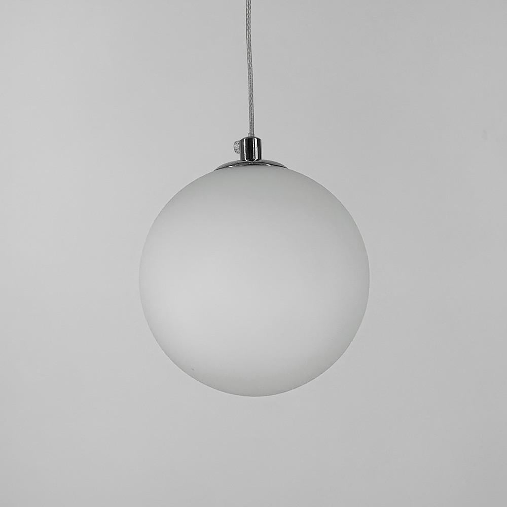 Підвіс з 1 білим плафоном Хром (0286/1 CH/WT) - фото 5