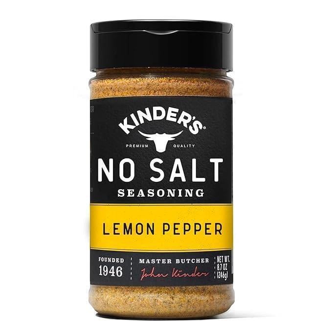 Приправа Kinder's No Salt Lemon Pepper Seasoning для мяса и рыбы 246 г (2345287510)