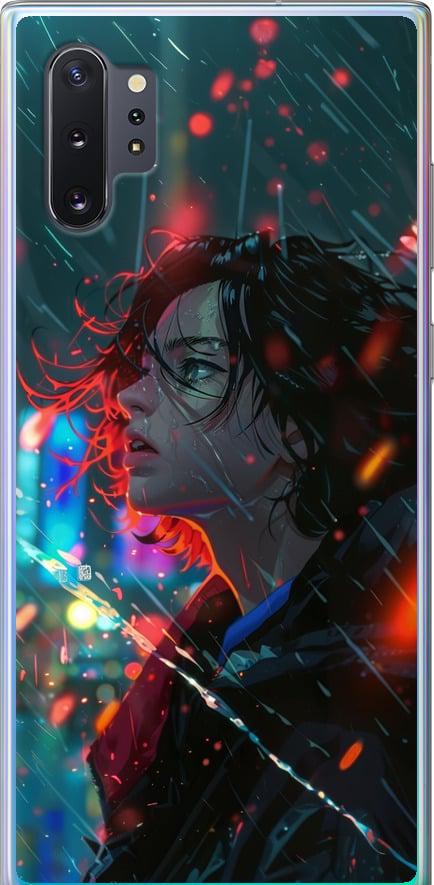 Чехол на Samsung Galaxy Note 10 Plus Ночные огни (6096u-1756-42517)