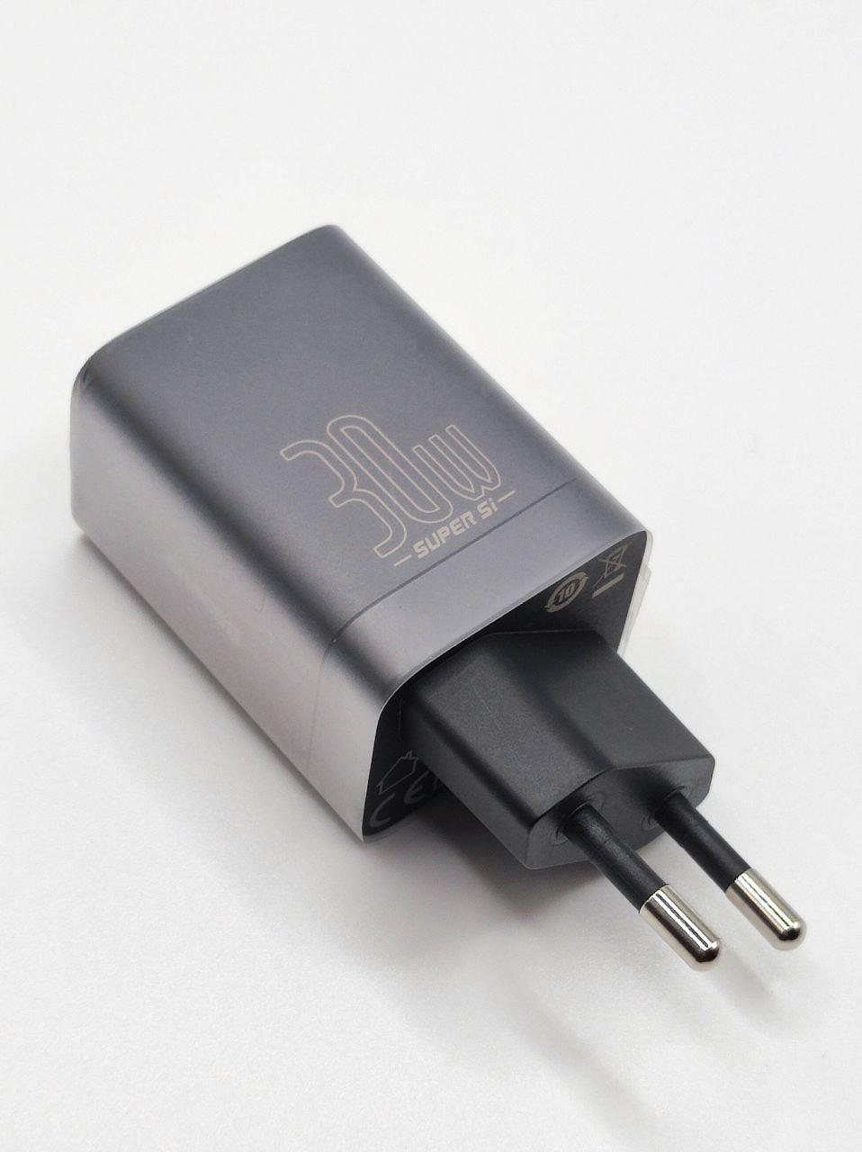 МЗП Baseus Super Si Pro Quick Charger Type-C+USB 30 W