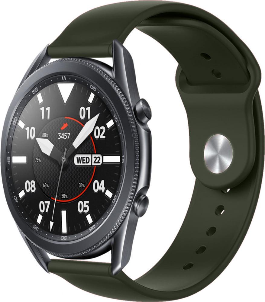 Ремешок Base для Galaxy Watch 3 45 мм Dark Olive (38989)