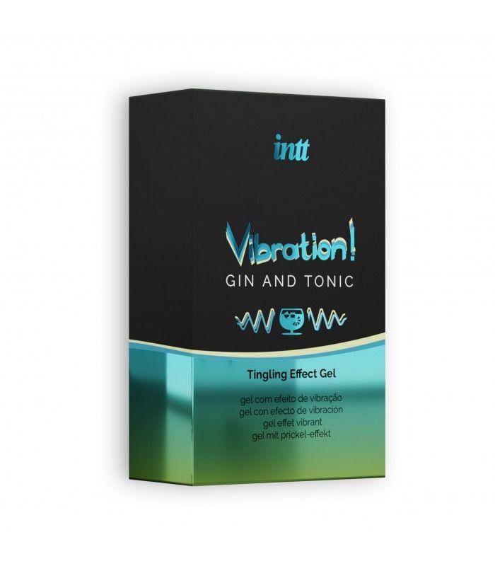 Гель з ефектом вібрації Intt Vibration Gin Tonic 15 мл - фото 3