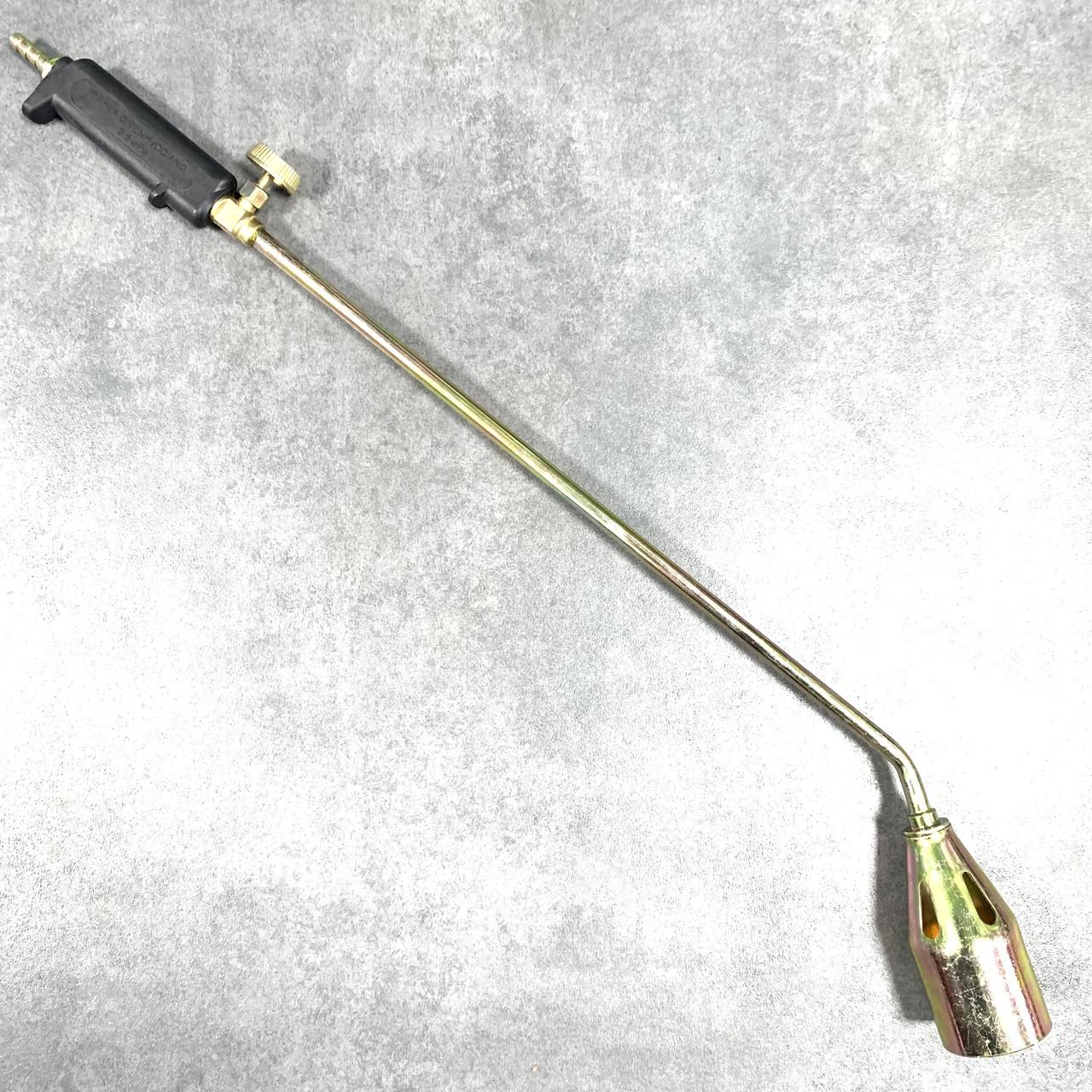 Газовая горелка для смоления с регулятором 700 мм сопло Ø50 мм х 100 мм Газовая горелка для смоления с регулятором 700 мм сопло Ø50 мм х 100 мм