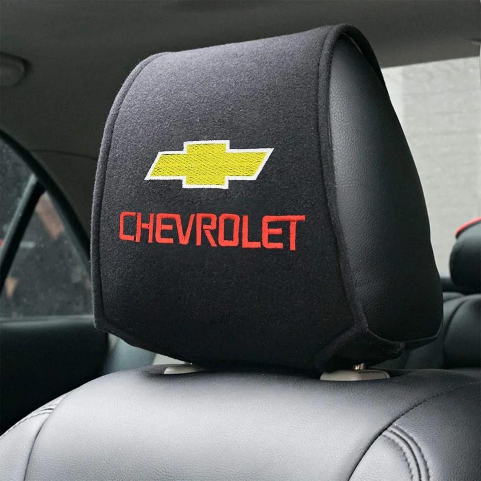 Чехол на подголовник с логотипом Chevrolet 2 шт. (1777012986)