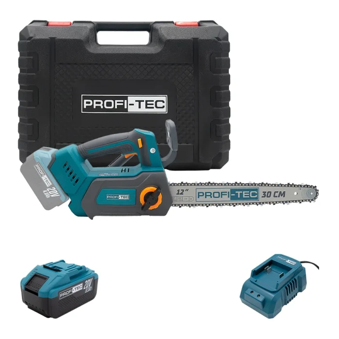 Аккумуляторная цепная пила PROFI-TEC PCS1220 UltraCore 1xPT2040EP 4.0 Ач (30654430)