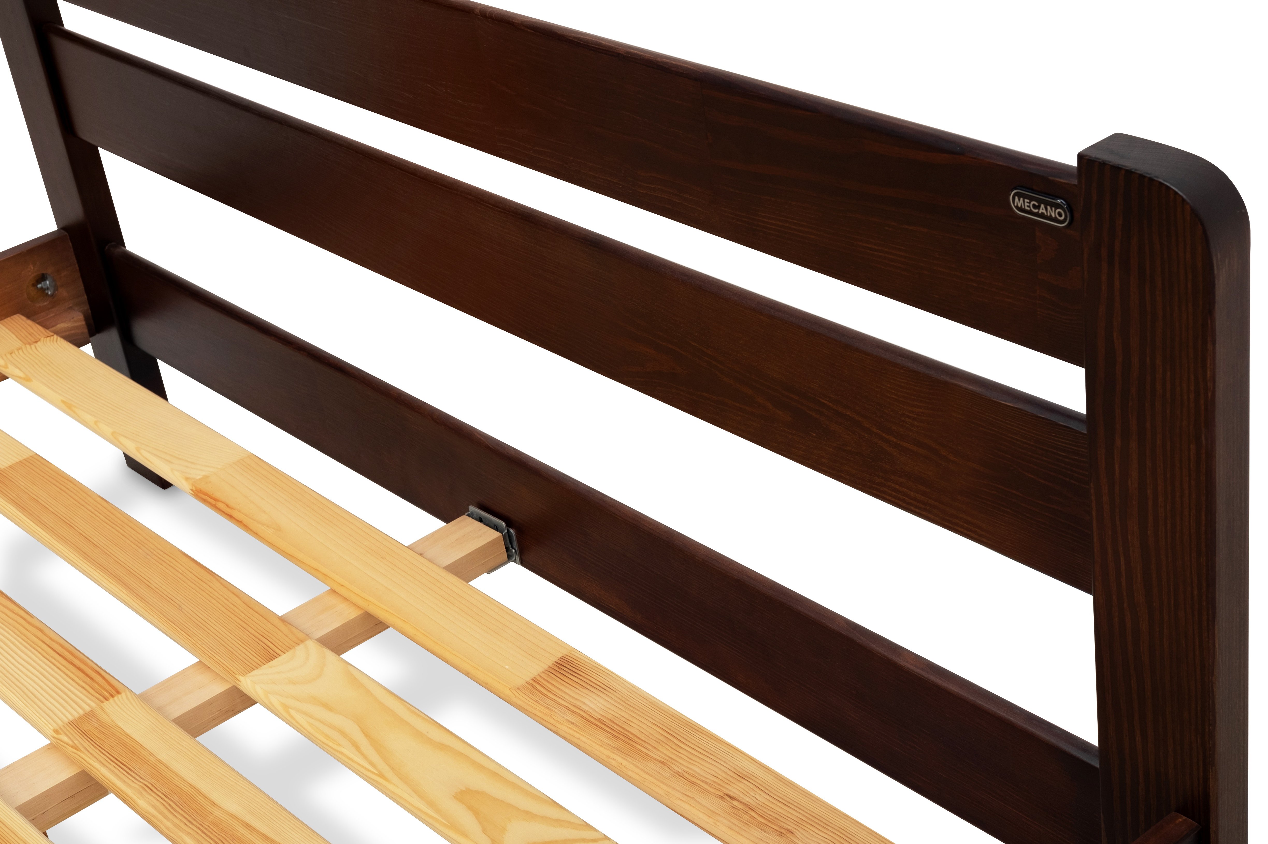 Кровать двуспальная MECANO Престиж с ящиками 140х190 см Темный орех (19MKR010Y) - фото 9