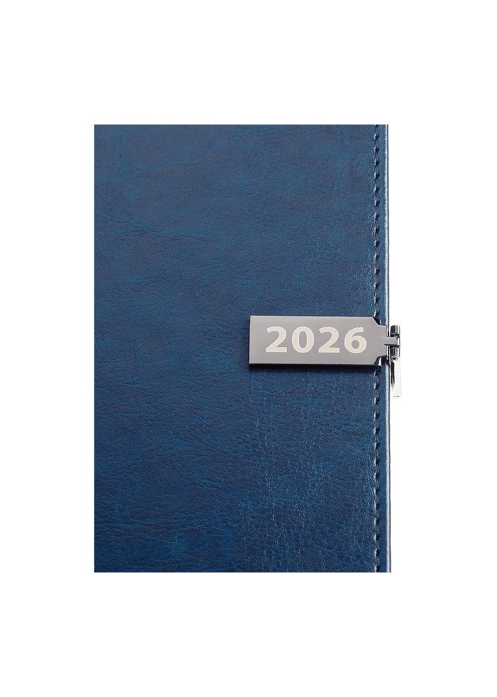 Ежедневник Buromax 2026 LEGEND А5 датированный Синий (BM.21149-02)