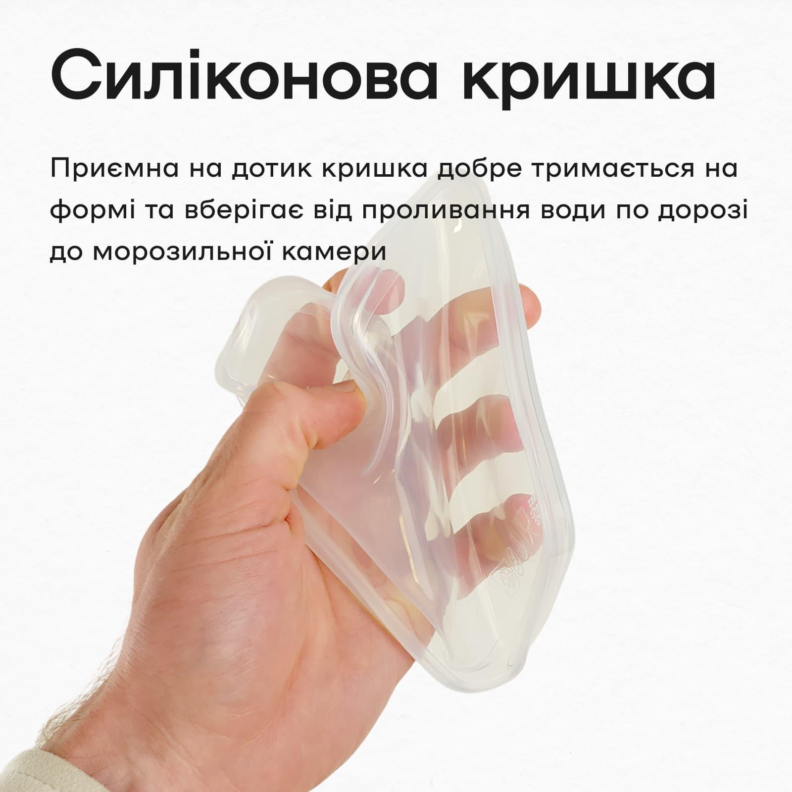 Форма для льда с крышкой Olin&Olin 15 кубиков по 33х33 мм Красный (8821-M-15-Red) - фото 8