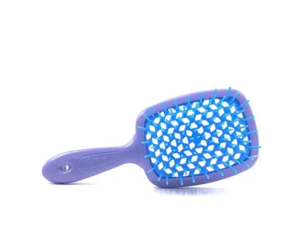 Расческа для волос Super Hair Brush Фиолетово-голубой - фото 1