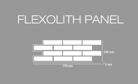 3D-панель гнучка Flexolith Цегла на самоклеючій основі 770х248х5 мм (112) - фото 4