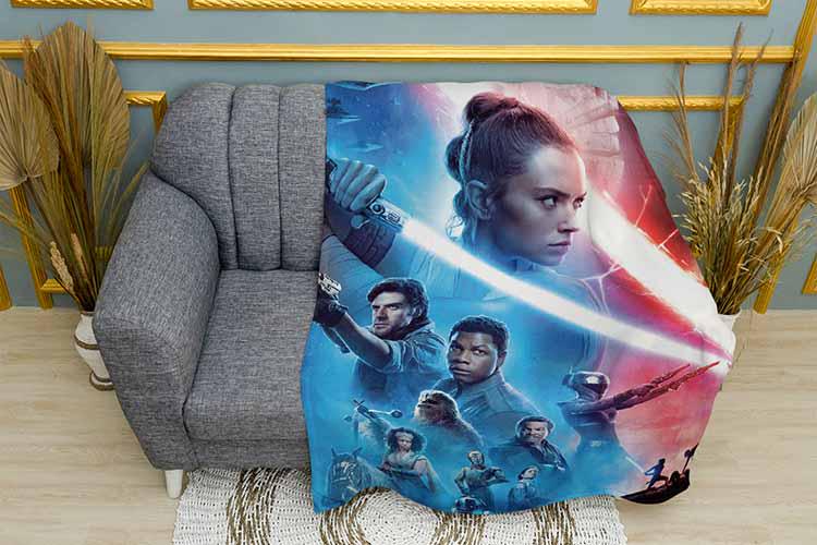Плед Star Wars The Rise of Skywalker Movie плюш однослойный 135х150 см (112978)