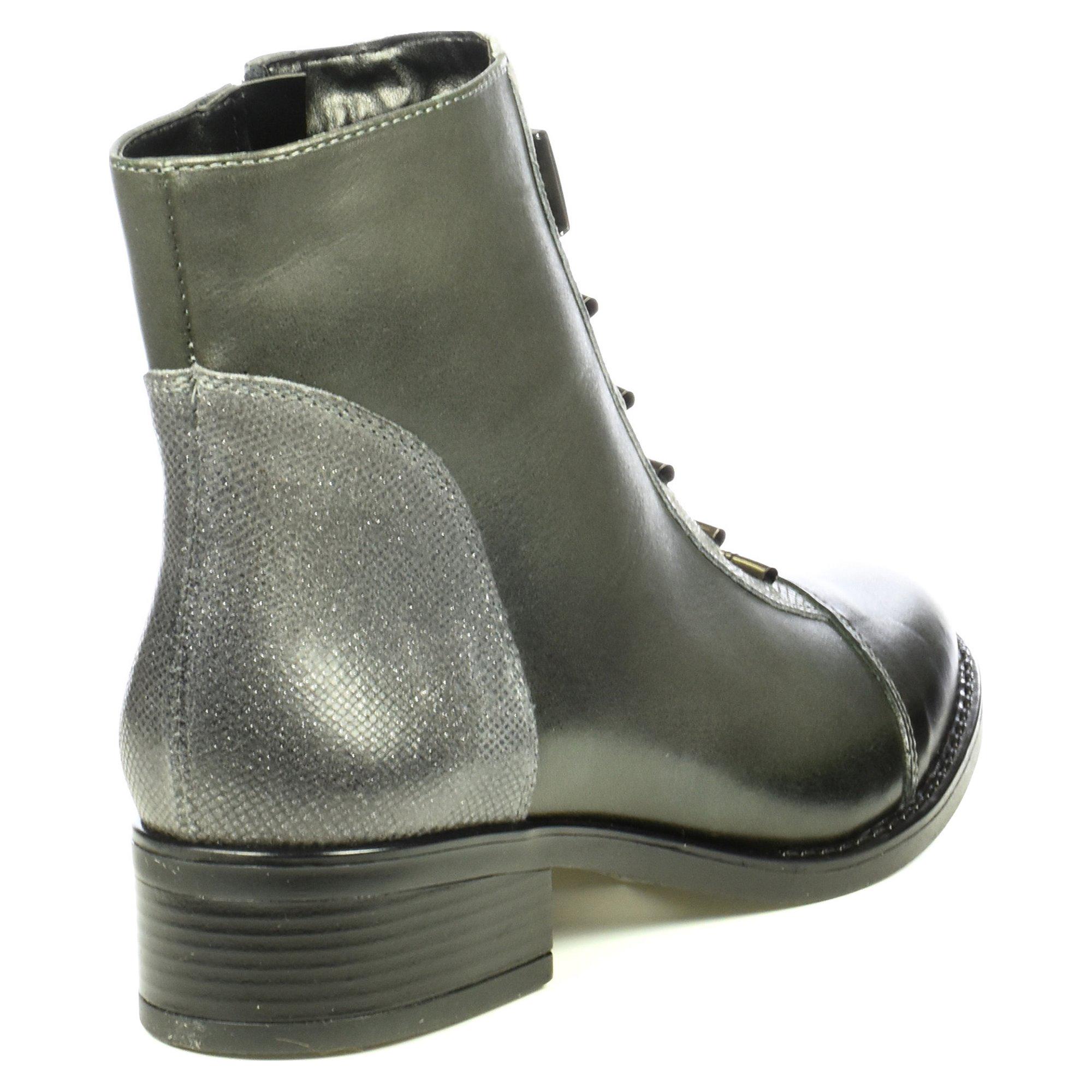 Черевики осінні жіночі Contes р. 40 Сірий (05316-40) - фото 2 Черевики осінні жіночі Contes р. 40 Сірий (05316-40) - фото 2