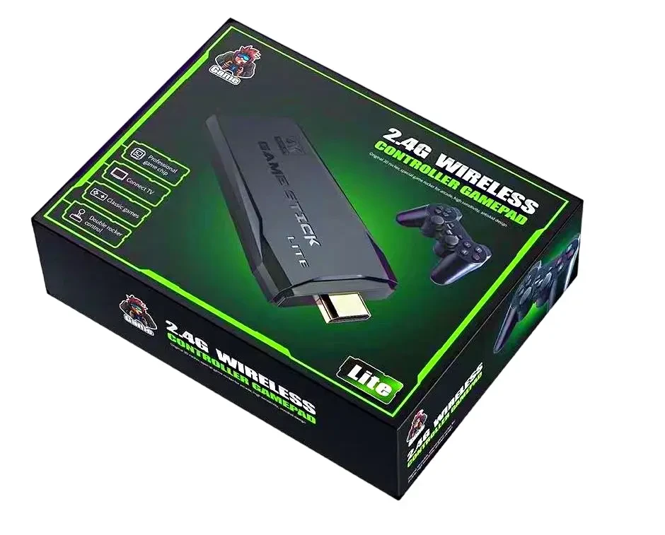 Ігрова приставка Game Stick Lite M8 64 Gb 20000 ігор HDMI 4K Ultra HD з двома джойстиками (18774180) - фото 2