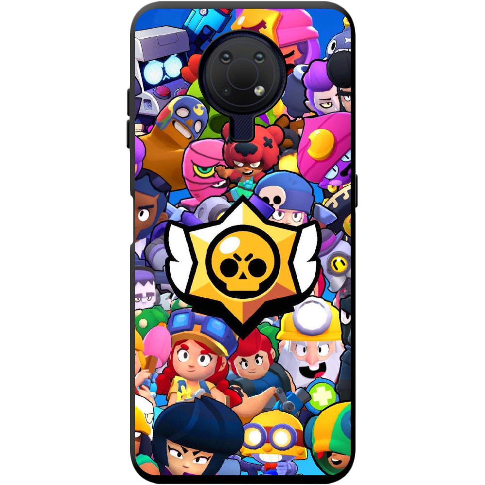 Чохол BoxFace Nokia G10 Brawl Stars Чорний силікон (42626-up2389-42880)