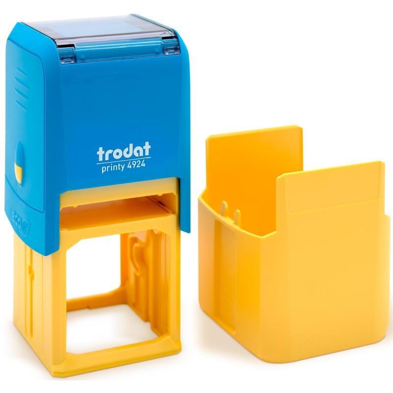 Оснащение к печати Trodat 4924 40х40 мм с защитным колпачком Сине-желтый (4924 Сине-желтый)