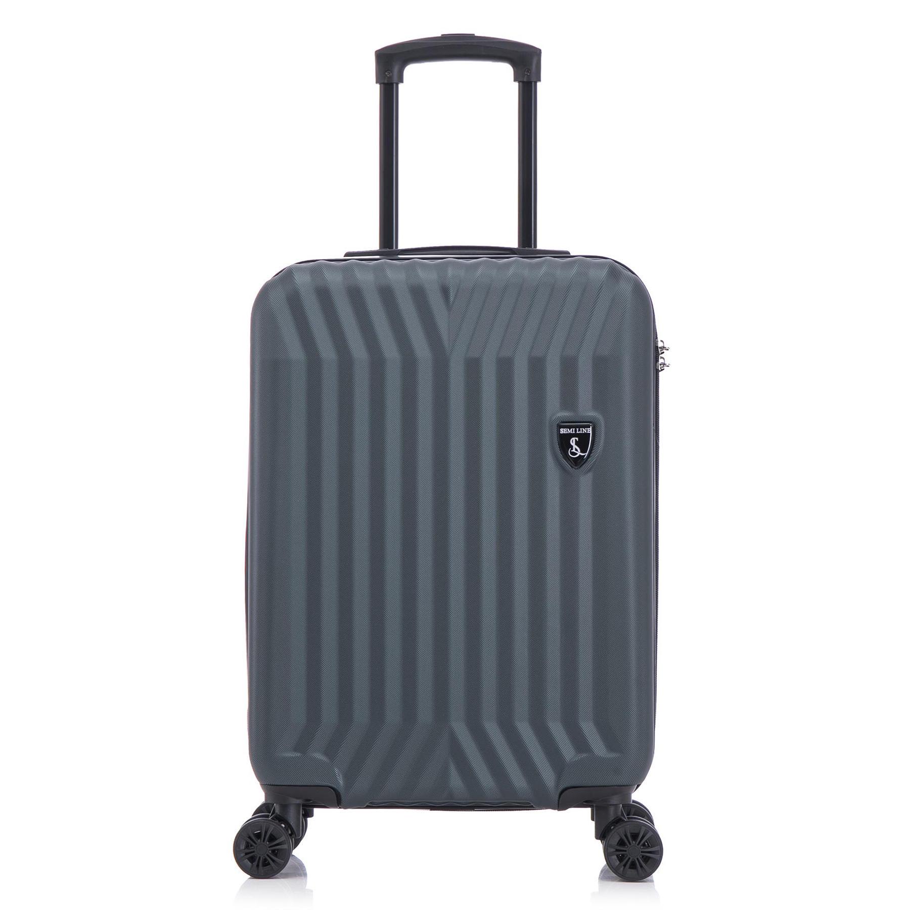 Валіза SEMI LINE 20" S Navy-Green (T5859-1) - фото 2