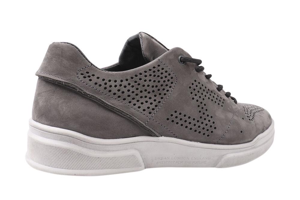 Кроссовки мужские Samas из кожи-нубука на низком ходу на шнуровке р. 40 Серый (20-21LTCP) - фото 4 Кроссовки мужские Samas из кожи-нубука на низком ходу на шнуровке р. 40 Серый (20-21LTCP) - фото 4