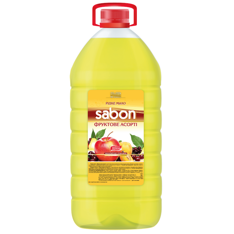 Мыло жидкое АРМОНЫ Sabon Фруктовое ассорти 5 л (5358)
