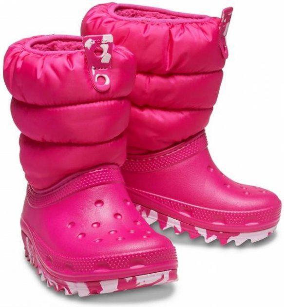 Чоботи зимові Crocs Neo Puff р. J6/EUR 38-39 Pink (11548387)