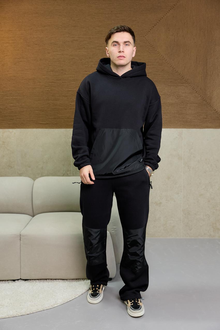 Костюм мужской М212.4 с начесом XXL Черный (30824988)