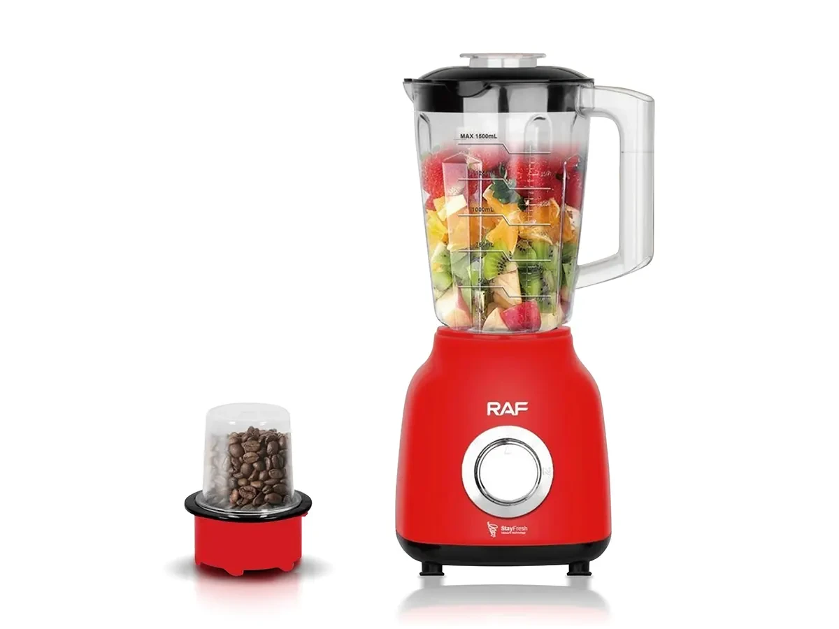 Блендер стаціонарний з кавомолкою RAF R2822R 350 Вт Червоний (11505997)