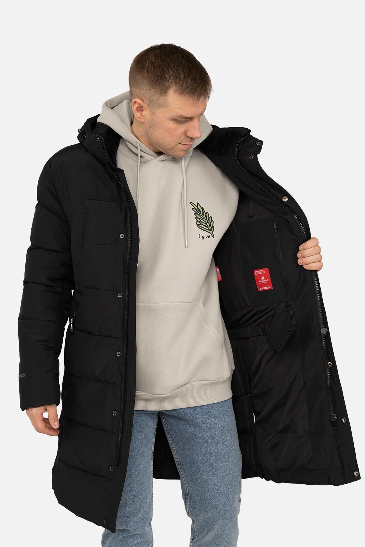 Куртка чоловіча ЦБ-00254588 р. 46 Чорний (28421967) - фото 2 Куртка чоловіча ЦБ-00254588 р. 46 Чорний (28421967) - фото 2