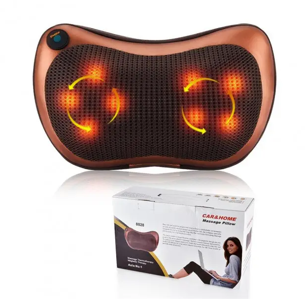 Масажна подушка Car and Home Massage Pillow 8 роликів - фото 3