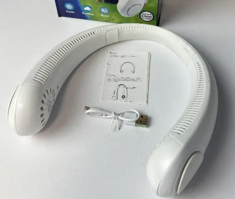 Вентилятор на шию Arctic Air з акумулятором 2000 mAh Білий (2104618614) - фото 11 Вентилятор на шию Arctic Air з акумулятором 2000 mAh Білий (2104618614) - фото 11