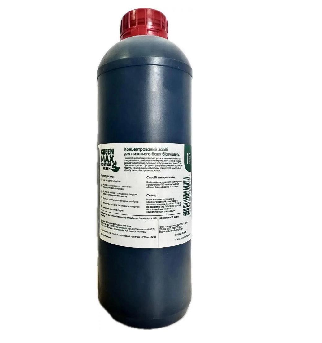 Жидкость для нижнего бака биотуалета Max Control Fresh концентрат 1 л - фото 2 Жидкость для нижнего бака биотуалета Max Control Fresh концентрат 1 л - фото 2