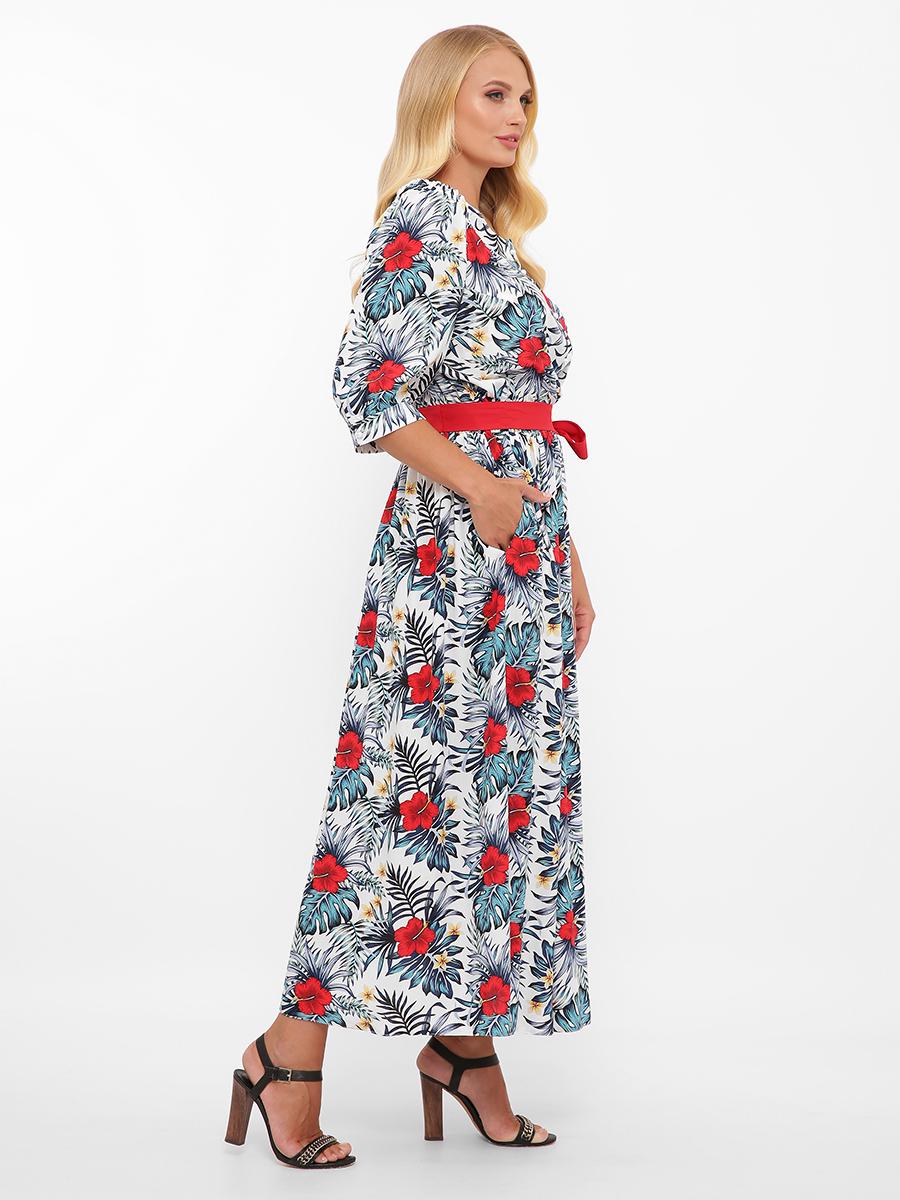 Сукня VLAVI Сніжана р. 58 Білий (123904-58) - фото 2 Сукня VLAVI Сніжана р. 58 Білий (123904-58) - фото 2