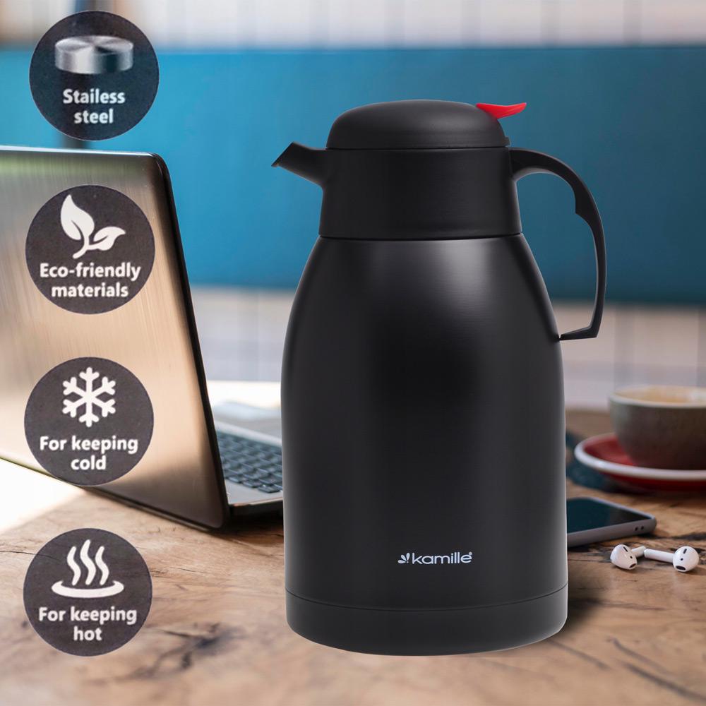 Термос-кувшин Kamille KM-2219 2 л (116458) - фото 6 Термос-кувшин Kamille KM-2219 2 л (116458) - фото 6