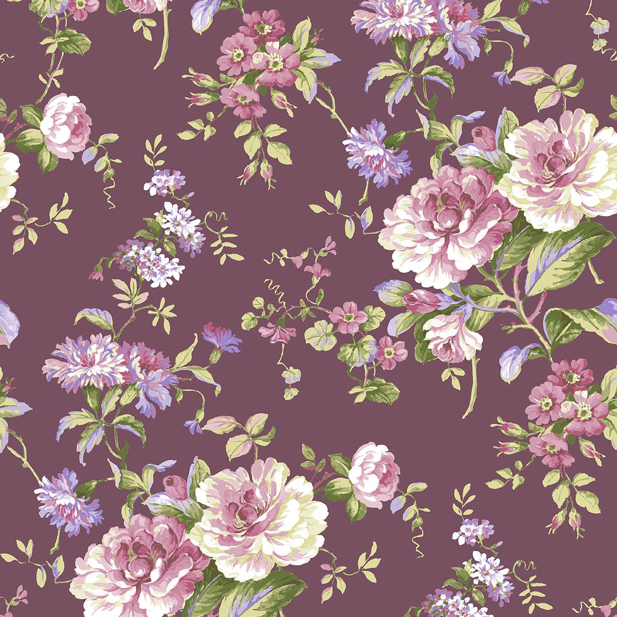 Обои на стену прованс цветы ICH Aromas 621-4 флизелин