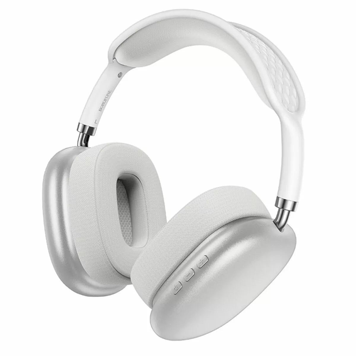 Наушники Bluetooth Borofone BO22 Серый (1010671-Gray) - фото 4