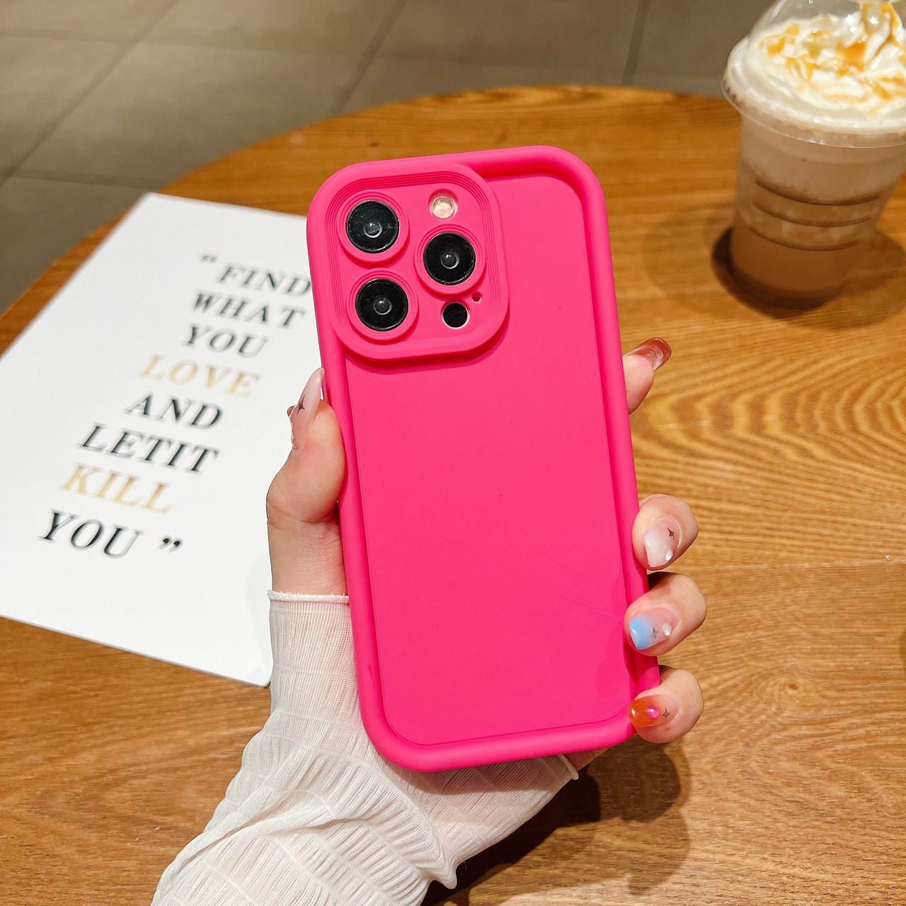 Чехол для iPhone 12 (Розовый)