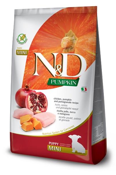 Корм сухой беззерновой для щенков Farmina Chicken & Pomegranate Puppy Mini 2,5 кг (6038173)