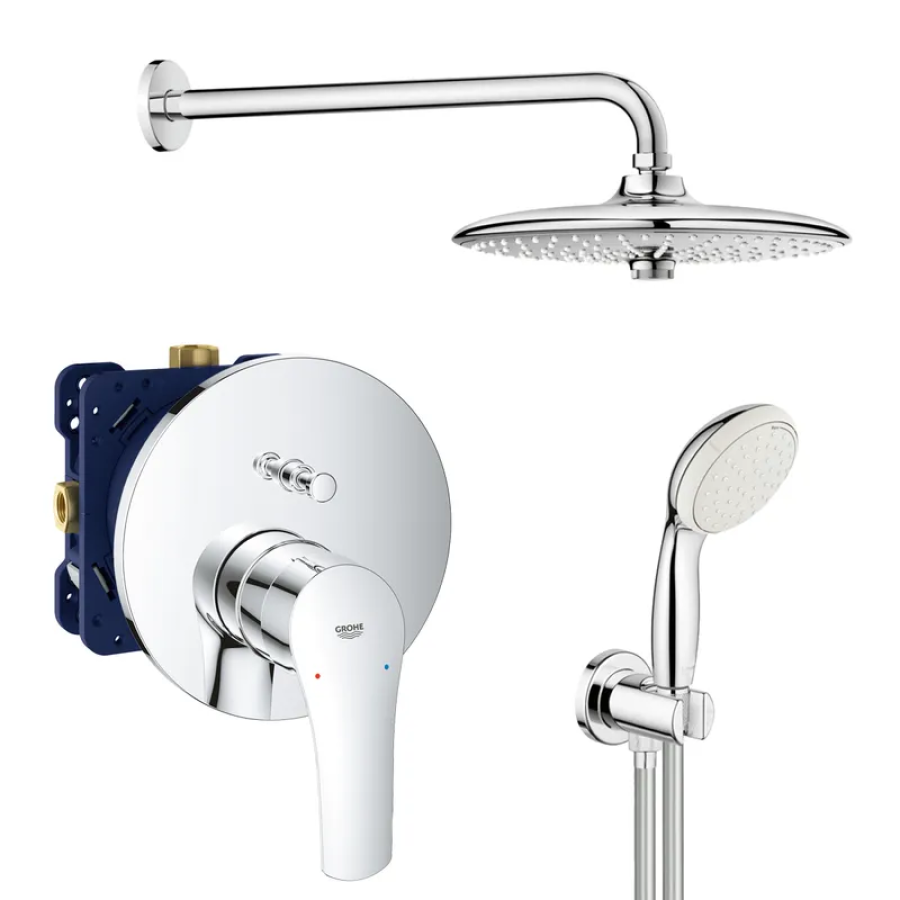 Душевая система скрытого монтажа с термостатом Grohe Grohtherm SmartControl Chrome (UA34614SC4) Душевая система скрытого монтажа с термостатом Grohe Grohtherm SmartControl Chrome (UA34614SC4)