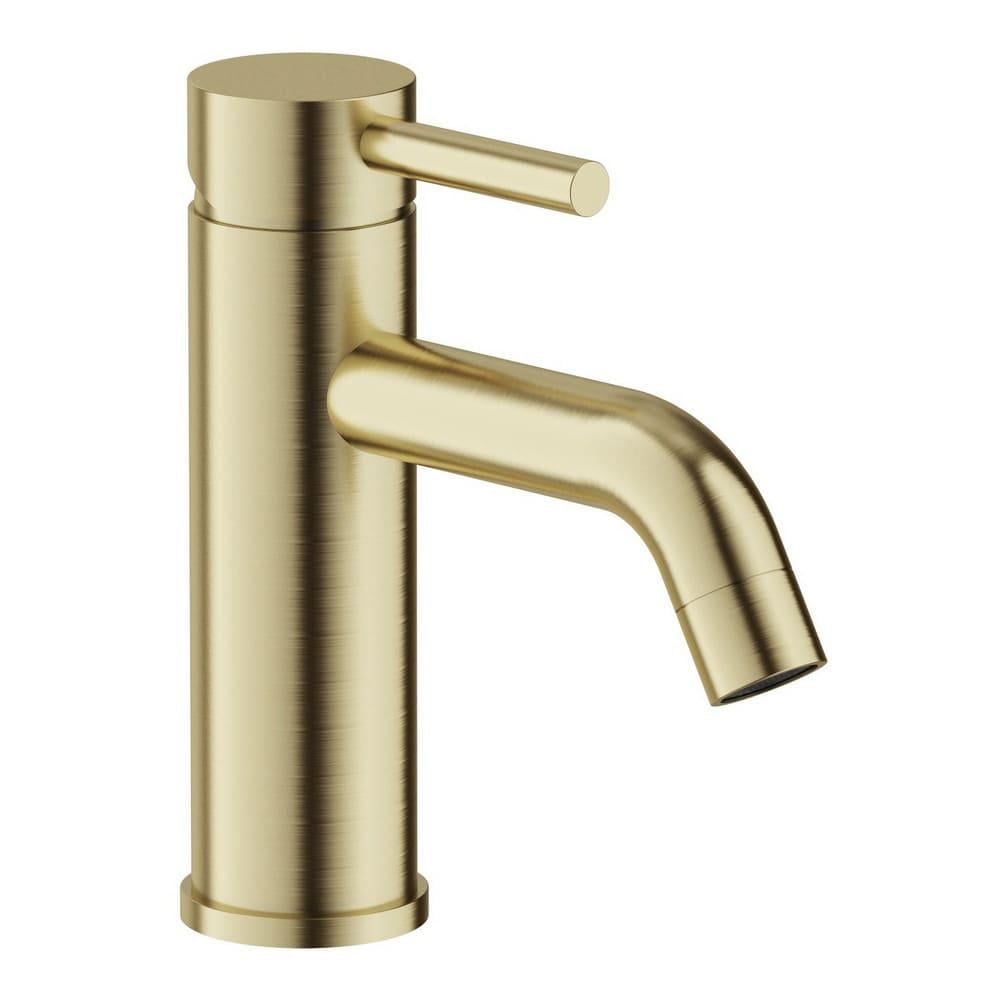 Смеситель для умывальника VOLLE CRUZE 1547.010115 однорычажный Золотой (171456)