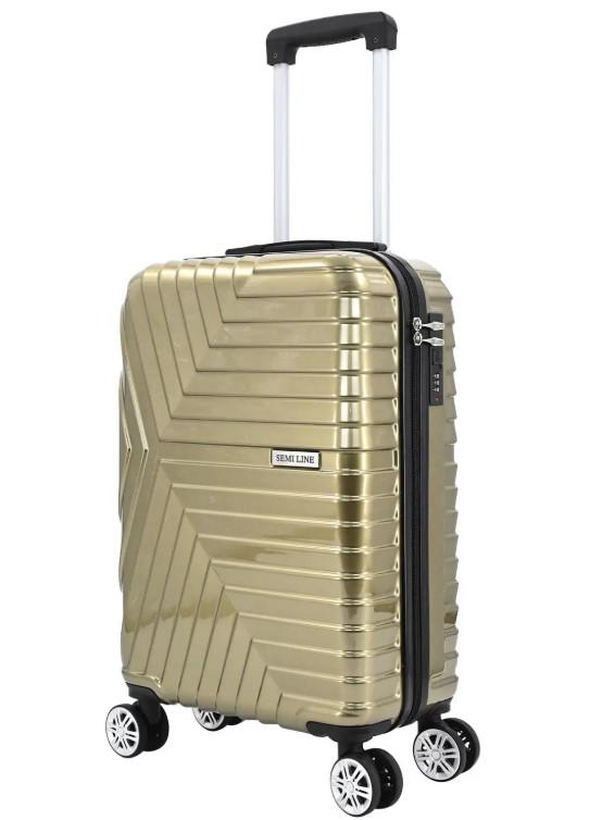 Чемодан SEMI LINE T5763-1 20" S Gold (DAS302944)