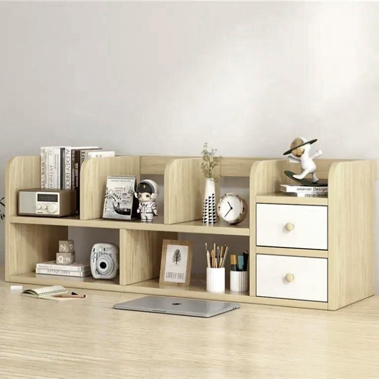 Полка-надстройка настольная из дерева Ремая бланже (АКД-008401)