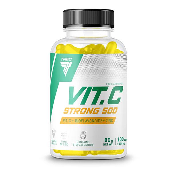 Витамин C для спорта Trec Nutrition VIT. C Strong 500 100 капс. (000024920)