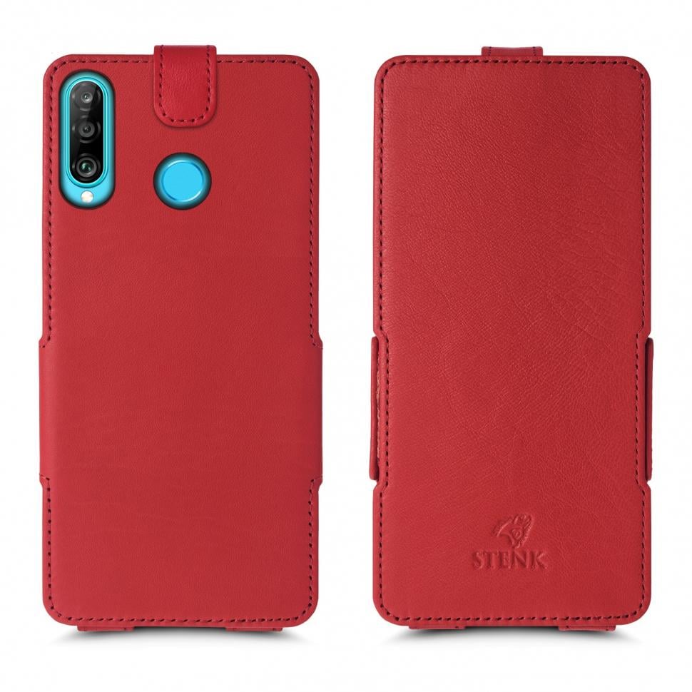 Чехол флип Stenk Prime для Huawei P30 Lite Красный (63780)