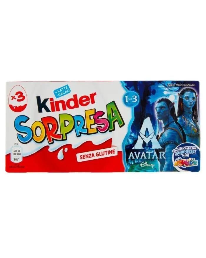 Шоколадні яйца Kinder Surprise Avatar 3 x 20 г (1951578583)