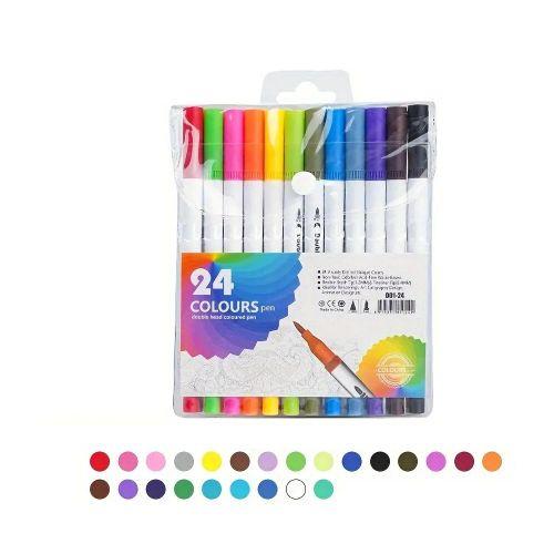 Маркер двухсторонний 24 цв. (WW01703ST) - фото 2