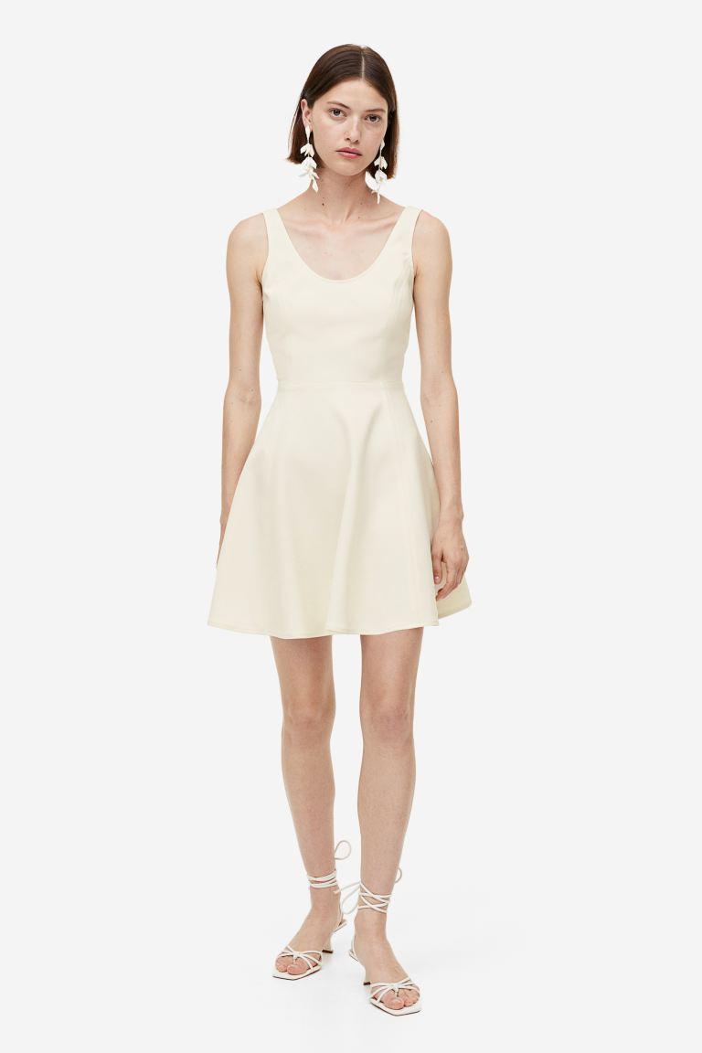 Платье H&M 1176261П р. 38 Белый (1111109411389)