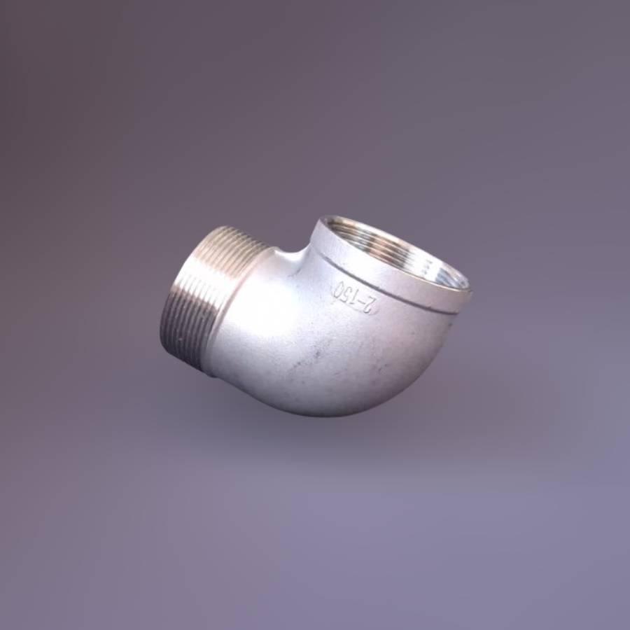 Відвід різьбовий DN50 ВН/ЗР BSPP н/ж сталь AISI304 90° Class 150 2" (29202998) - фото 2 Відвід різьбовий DN50 ВН/ЗР BSPP н/ж сталь AISI304 90° Class 150 2" (29202998) - фото 2