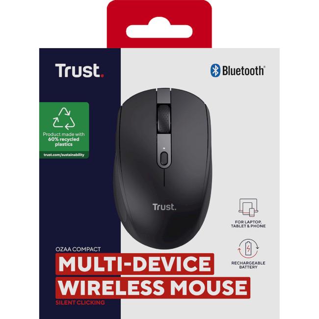 Компьютерная мышь Trust Ozaa Compact Multi-Device Wireless Черный (24819) - фото 7