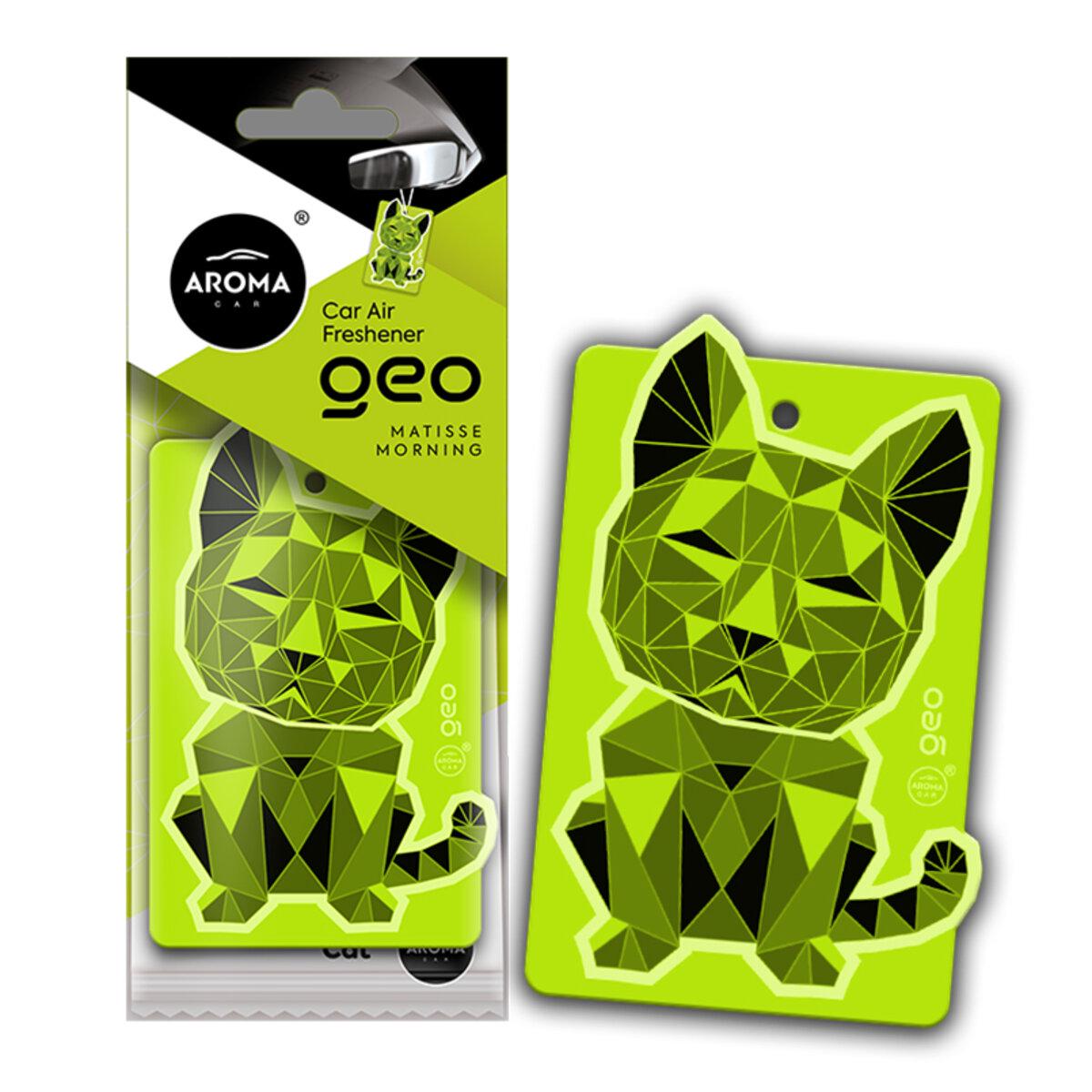 Ароматизатор Aroma Car Cellulose Geo Cat - Green Matisse Morning