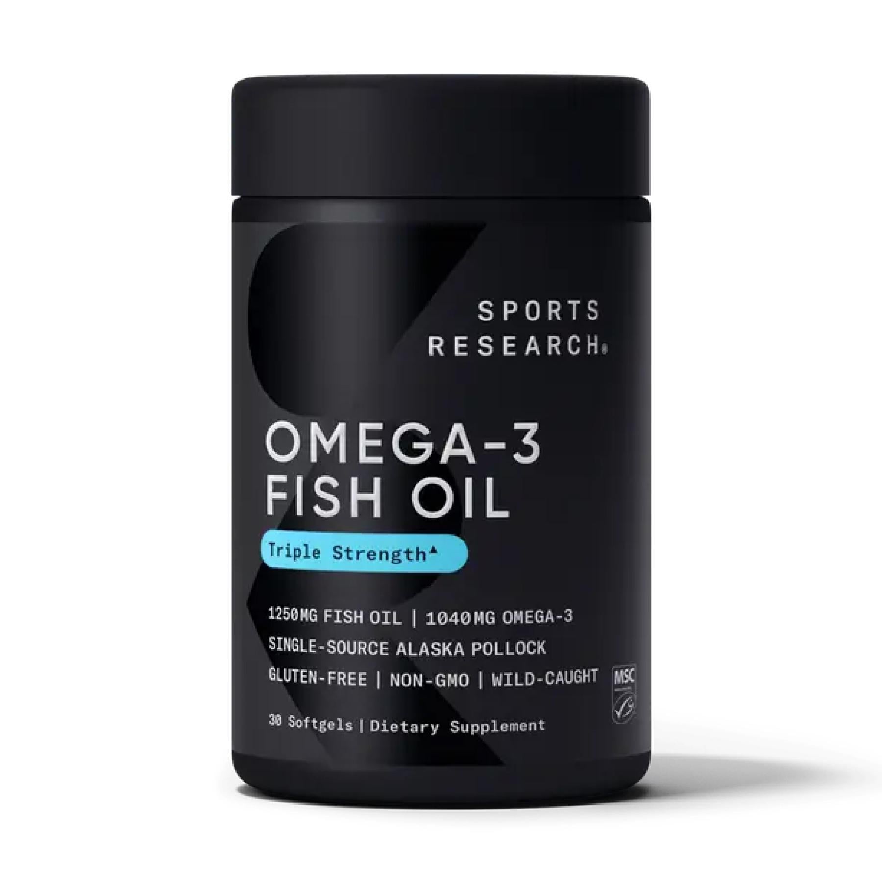 Жирные кислоты Omega-3 Fish Oil Alaska Pollock 1250 mg 30 softgels (2023-10-3443)