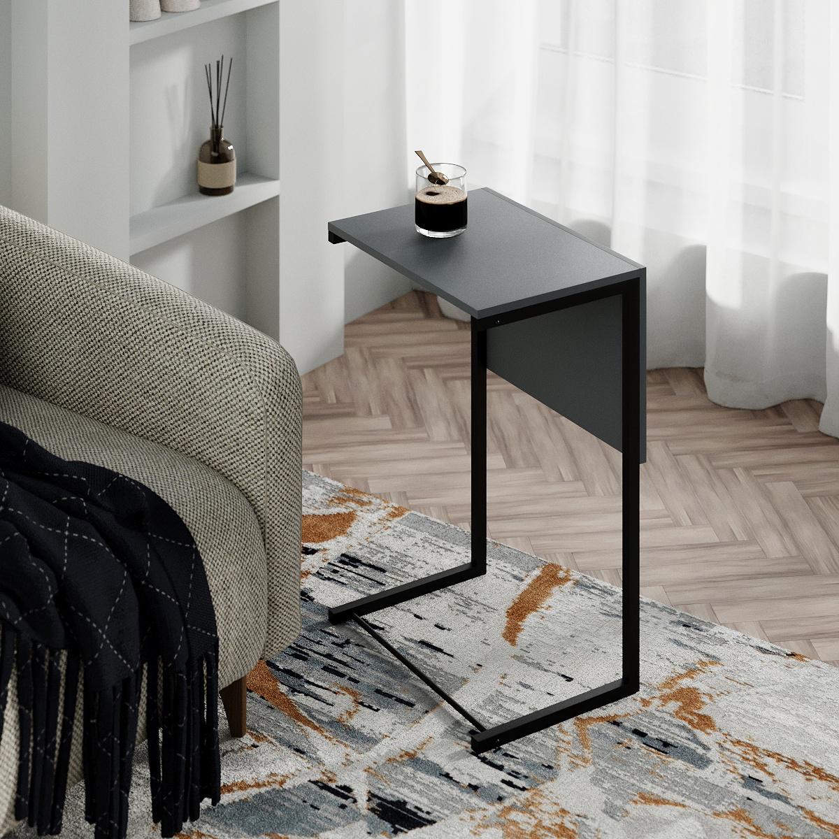 Журнальный стол-трансформер Just Fiji 442х654х327 Графит/Черный (GATB07070000030) - фото 3 Журнальный стол-трансформер Just Fiji 442х654х327 Графит/Черный (GATB07070000030) - фото 3